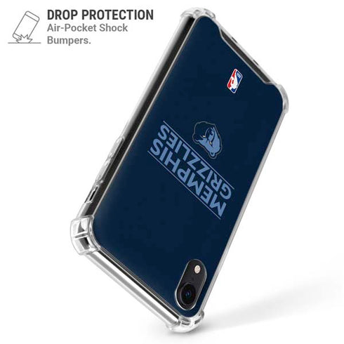 NBA Memphis Grizzlies Standard - Blue iPhone XR Clear Case