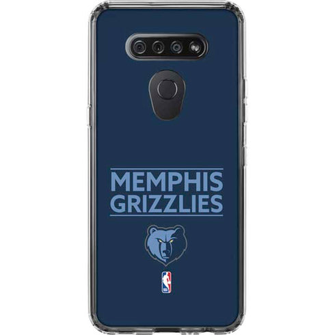 NBA Memphis Grizzlies Standard - Blue LG K51/Q51 Clear Case