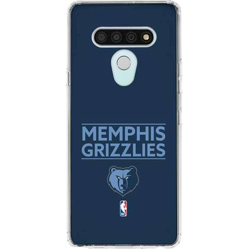 NBA Memphis Grizzlies Standard - Blue LG Stylo 6 Clear Case
