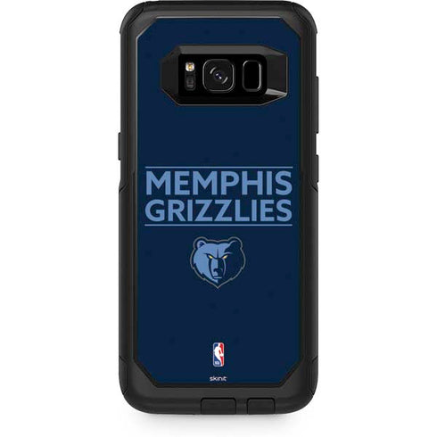 NBA Memphis Grizzlies Standard - Blue Otterbox Commuter Galaxy Skin