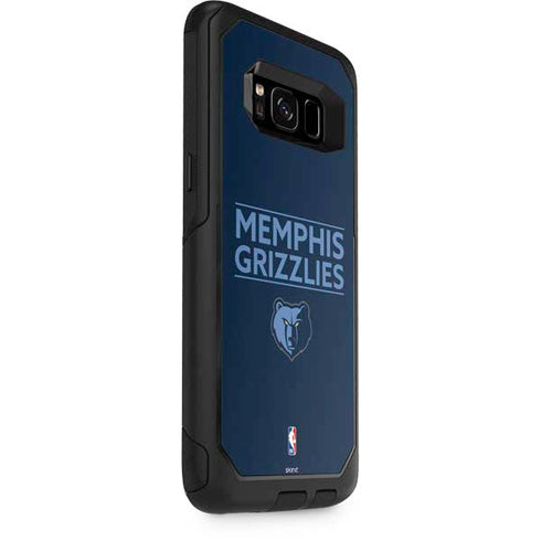 NBA Memphis Grizzlies Standard - Blue Otterbox Commuter Galaxy Skin