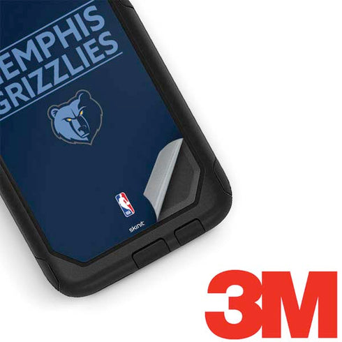 NBA Memphis Grizzlies Standard - Blue Otterbox Commuter Galaxy Skin