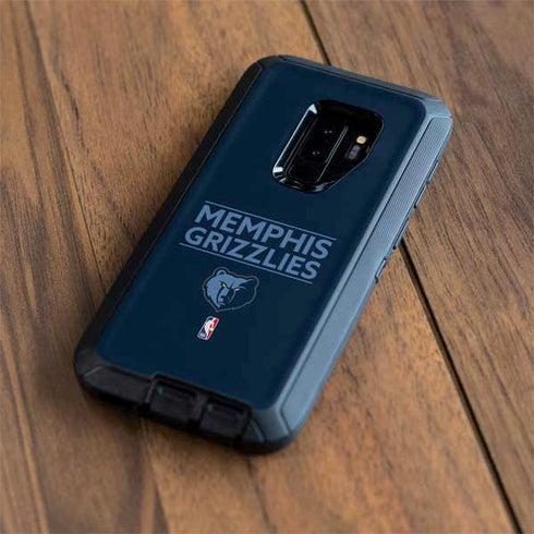 NBA Memphis Grizzlies Standard - Blue Otterbox Defender Galaxy Skin