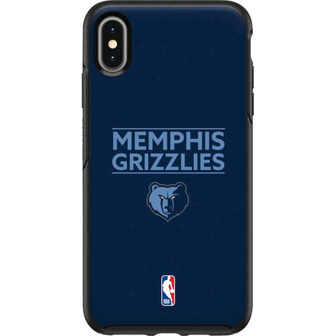 NBA Memphis Grizzlies Standard - Blue Otterbox Symmetry iPhone Skin