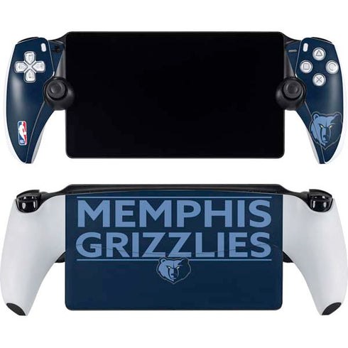 NBA Memphis Grizzlies Standard - Blue PlayStation Portal Remote Player Skin