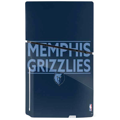 NBA Memphis Grizzlies Standard - Blue PS5 Slim Disk Bundle Skin