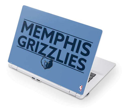 NBA Memphis Grizzlies Standard - Light Blue Acer Chromebook Skin