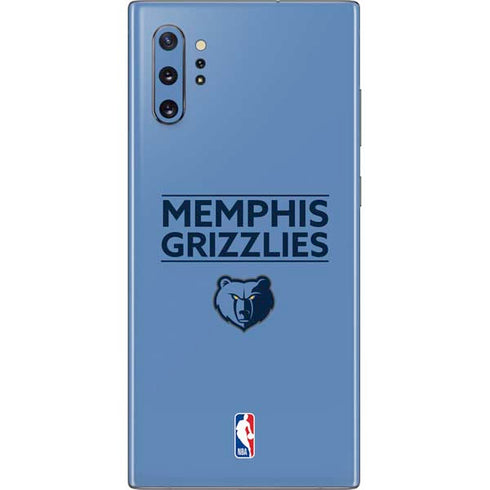 NBA Memphis Grizzlies Standard - Light Blue Galaxy Note 10 Plus Skin