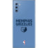 NBA Memphis Grizzlies Standard - Light Blue Galaxy Note 10 Skin