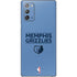 NBA Memphis Grizzlies Standard - Light Blue Galaxy Note20 5G Skin