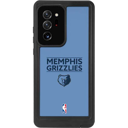 NBA Memphis Grizzlies Standard - Light Blue Galaxy Note20 Ultra 5G Waterproof Case
