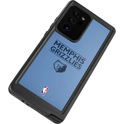 NBA Memphis Grizzlies Standard - Light Blue Galaxy Note20 Ultra 5G Waterproof Case