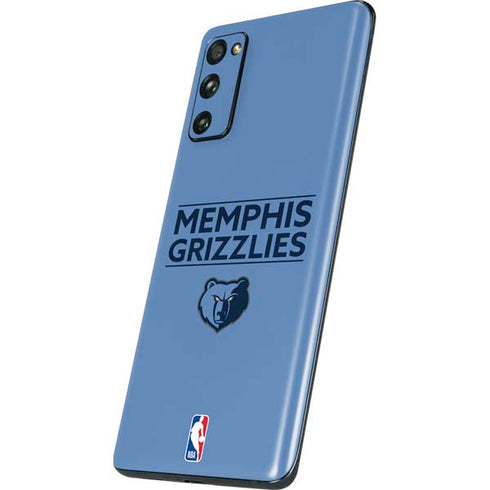 NBA Memphis Grizzlies Standard - Light Blue Galaxy S20 Fan Edition Skin