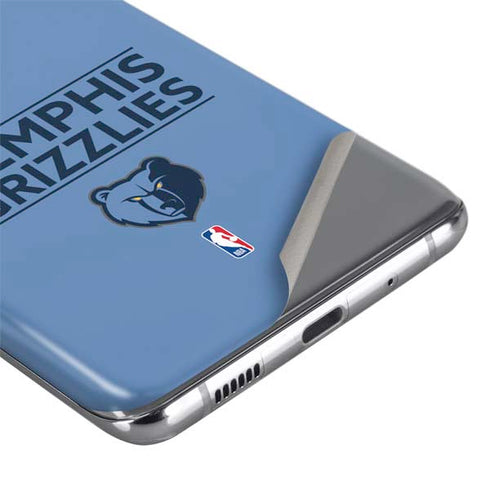NBA Memphis Grizzlies Standard - Light Blue Galaxy S20 Ultra 5G Skin