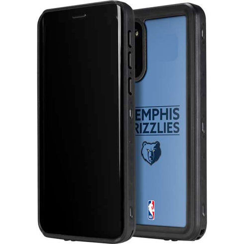 NBA Memphis Grizzlies Standard - Light Blue Galaxy S20 Waterproof Case