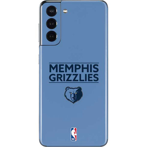 NBA Memphis Grizzlies Standard - Light Blue Galaxy S21 5G Skin