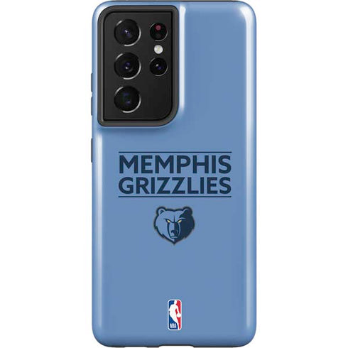 NBA Memphis Grizzlies Standard - Light Blue Galaxy S21 Ultra 5G Pro Case