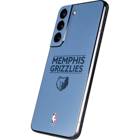 NBA Memphis Grizzlies Standard - Light Blue Galaxy S22 Skin