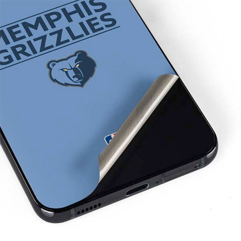 NBA Memphis Grizzlies Standard - Light Blue Galaxy S22 Skin