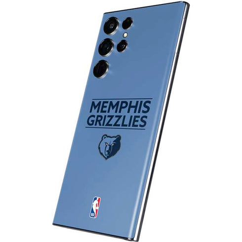NBA Memphis Grizzlies Standard - Light Blue Galaxy S22 Ultra Skin