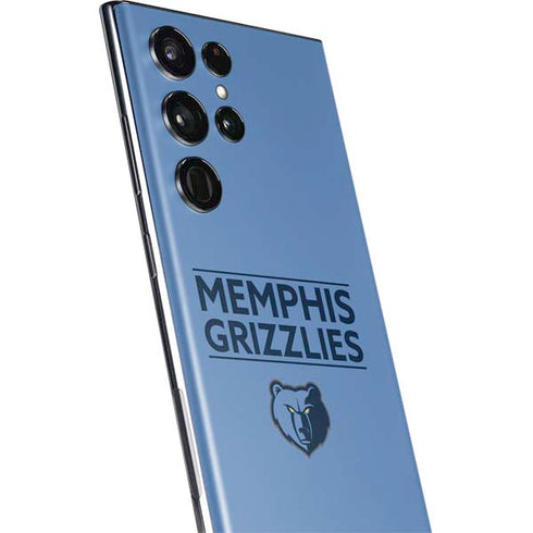 NBA Memphis Grizzlies Standard - Light Blue Galaxy S22 Ultra Skin