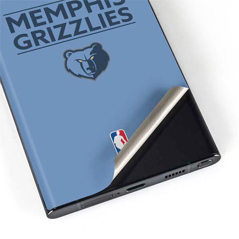 NBA Memphis Grizzlies Standard - Light Blue Galaxy S22 Ultra Skin