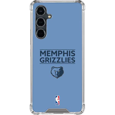 NBA Memphis Grizzlies Standard - Light Blue Galaxy S23 FE Clear Case