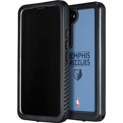NBA Memphis Grizzlies Standard - Light Blue Galaxy S23 Waterproof Case