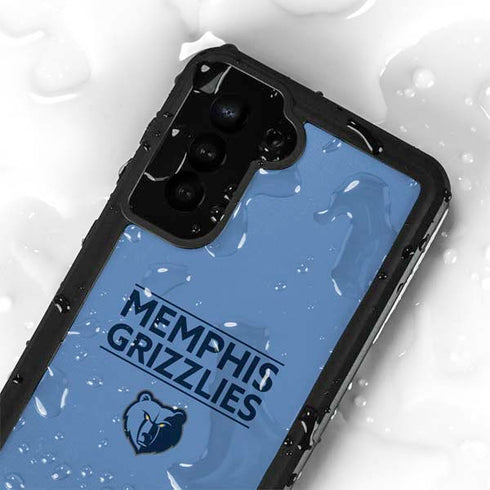 NBA Memphis Grizzlies Standard - Light Blue Galaxy S23 Waterproof Case