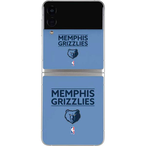 NBA Memphis Grizzlies Standard - Light Blue Galaxy Z Flip3 5G Skin