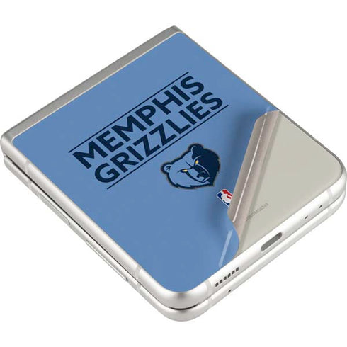 NBA Memphis Grizzlies Standard - Light Blue Galaxy Z Flip3 5G Skin