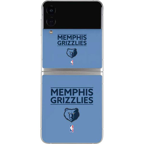 NBA Memphis Grizzlies Standard - Light Blue Galaxy Z Flip4 5G Skin