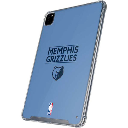 NBA Memphis Grizzlies Standard - Light Blue iPad Pro 12.9in (2020) Clear Case