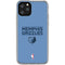 NBA Memphis Grizzlies Standard - Light Blue iPhone 11 Pro Clear Case