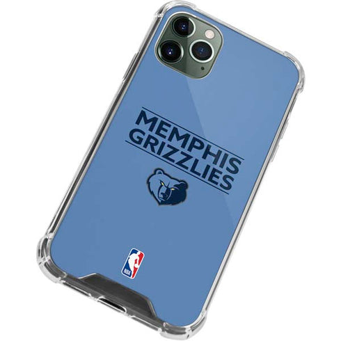 NBA Memphis Grizzlies Standard - Light Blue iPhone 11 Pro Max Clear Case