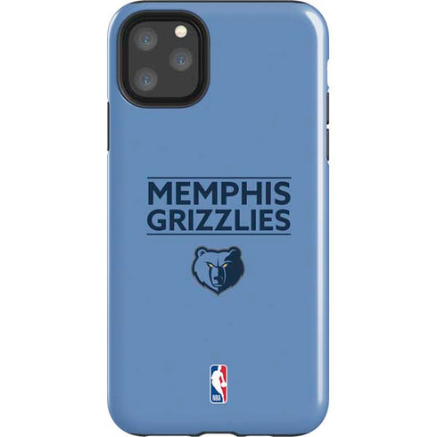 NBA Memphis Grizzlies Standard - Light Blue iPhone 11 Pro Max Impact Case