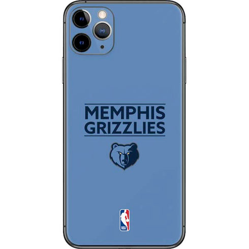 NBA Memphis Grizzlies Standard - Light Blue iPhone 11 Pro Max Skin