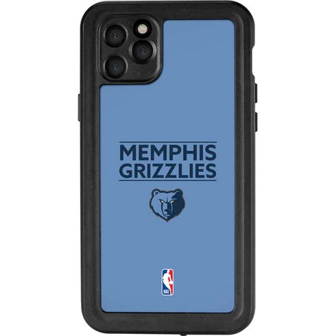 NBA Memphis Grizzlies Standard - Light Blue iPhone 11 Pro Max Waterproof Case