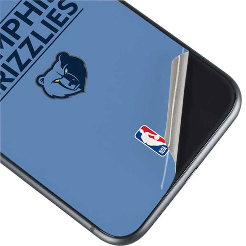 NBA Memphis Grizzlies Standard - Light Blue iPhone 11 Skin