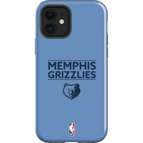 NBA Memphis Grizzlies Standard - Light Blue iPhone 12 Impact Case