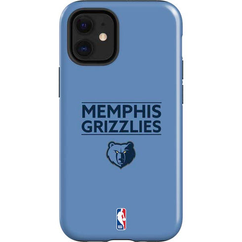 NBA Memphis Grizzlies Standard - Light Blue iPhone 12 Mini Impact Case
