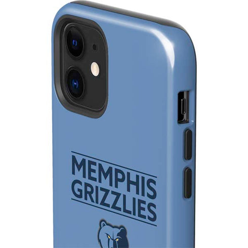 NBA Memphis Grizzlies Standard - Light Blue iPhone 12 Mini Impact Case