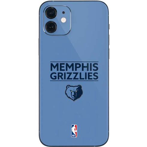 NBA Memphis Grizzlies Standard - Light Blue iPhone 12 Mini Skin