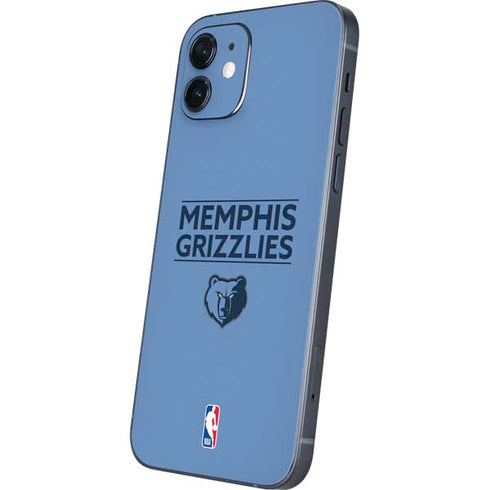 NBA Memphis Grizzlies Standard - Light Blue iPhone 12 Mini Skin