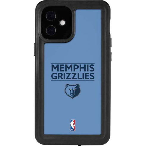 NBA Memphis Grizzlies Standard - Light Blue iPhone 12 Mini Waterproof Case