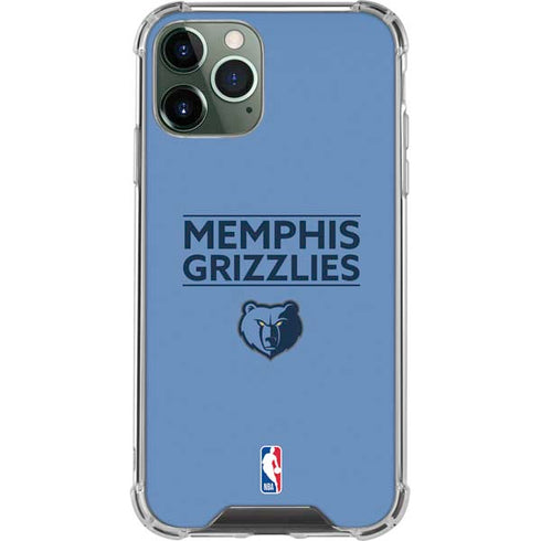 NBA Memphis Grizzlies Standard - Light Blue iPhone 12 Pro Clear Case