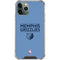 NBA Memphis Grizzlies Standard - Light Blue iPhone 12 Pro Clear Case