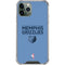 NBA Memphis Grizzlies Standard - Light Blue iPhone 12 Pro Max Clear Case