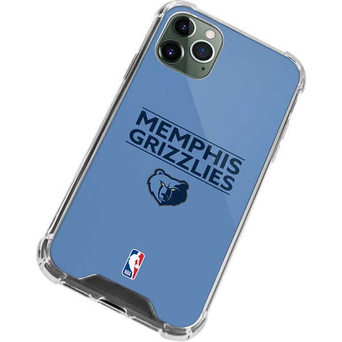 NBA Memphis Grizzlies Standard - Light Blue iPhone 12 Pro Max Clear Case