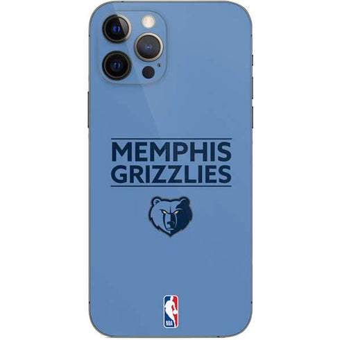 NBA Memphis Grizzlies Standard - Light Blue iPhone 12 Pro Skin